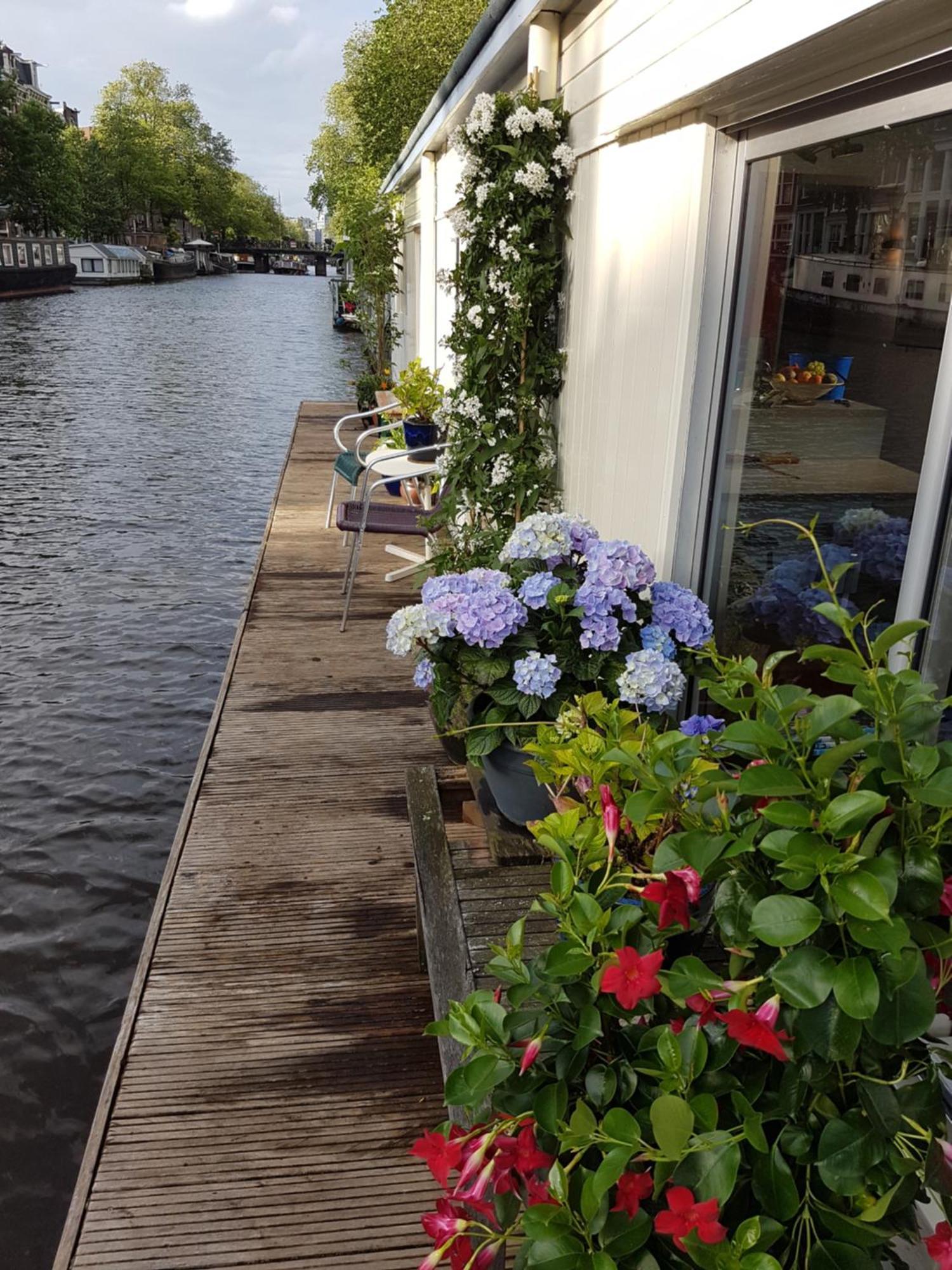 Pantheos Top Houseboat Amsterdam Exterior foto