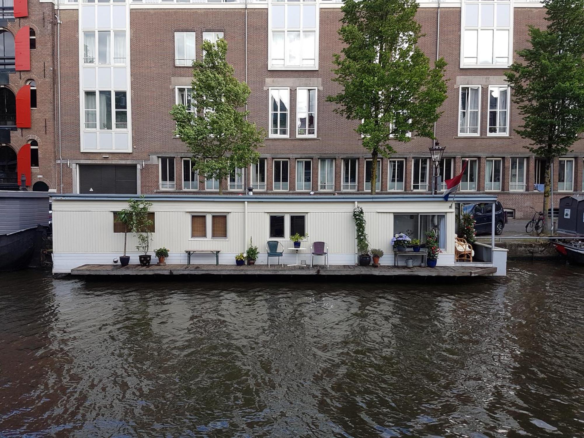 Pantheos Top Houseboat Amsterdam Exterior foto